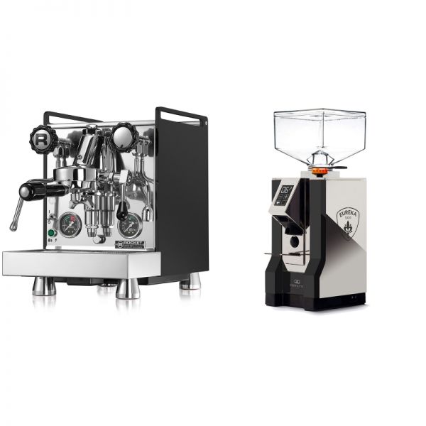 Rocket Espresso Mozzafiato Cronometro R, černá + Eureka Mignon Perfetto, NX black