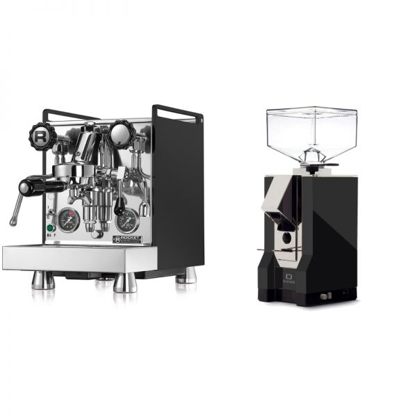 Rocket Espresso Mozzafiato Cronometro R, černá + Eureka Mignon Silenzio, CR black
