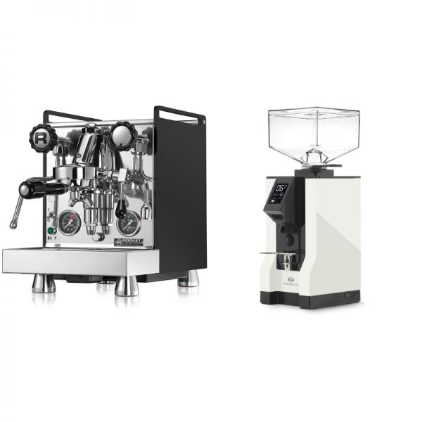 Rocket Espresso Mozzafiato Cronometro R, černá + Eureka Mignon Specialita, BL white