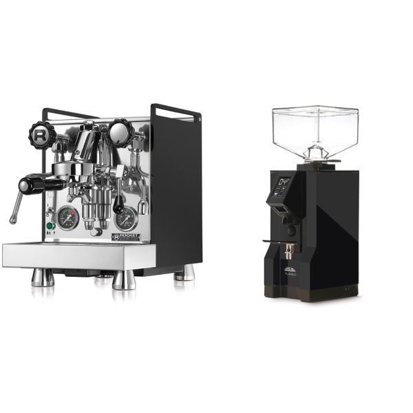 Rocket Espresso Mozzafiato Cronometro R, čierna + Eureka Mignon Turbo, BL black