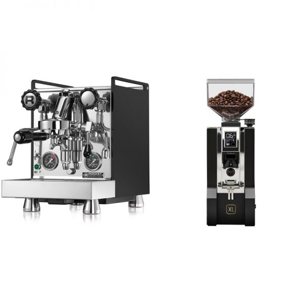 Rocket Espresso Mozzafiato Cronometro R, čierna + Eureka Mignon XL, CR black