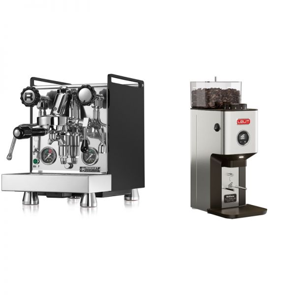Rocket Espresso Mozzafiato Cronometro R, černá + Lelit William PL72