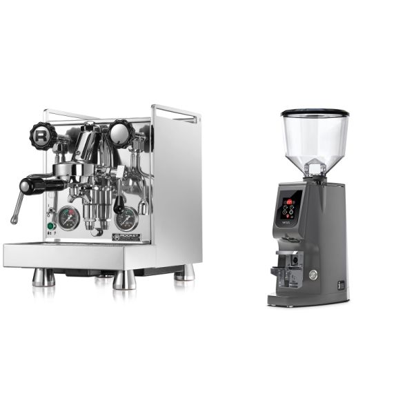 Rocket Espresso Mozzafiato Cronometro R + Eureka Atom W 65, grey