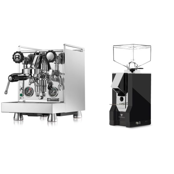 Rocket Espresso Mozzafiato Cronometro R + Eureka Mignon Classico, CR black