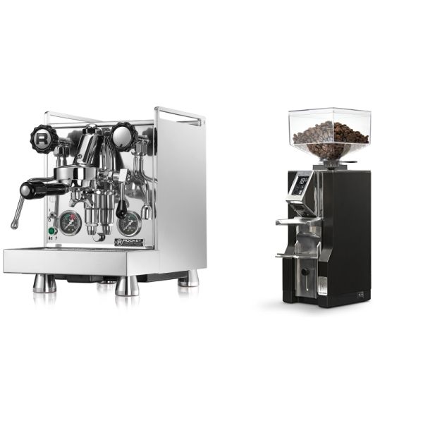 Rocket Espresso Mozzafiato Cronometro R + Eureka Mignon Libra, CR black