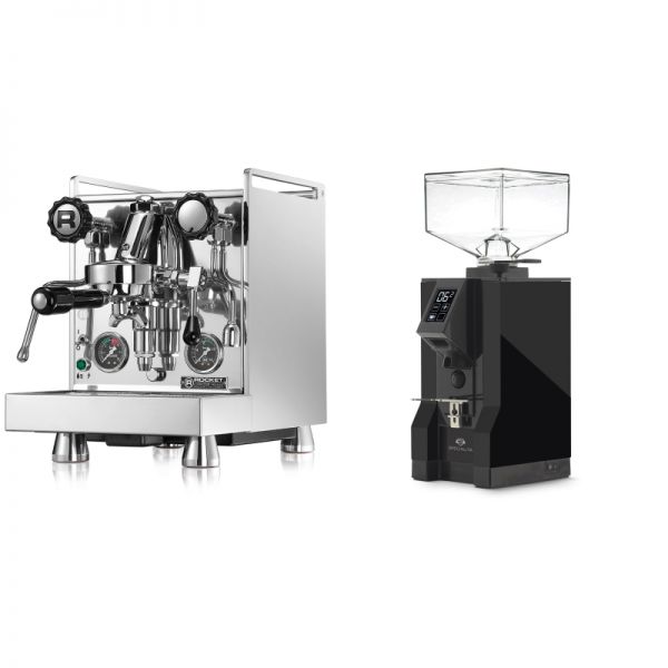 Rocket Espresso Mozzafiato Cronometro R + Eureka Mignon Specialita, BL black