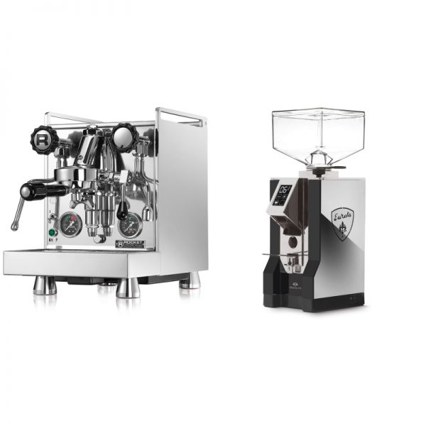 Rocket Espresso Mozzafiato Cronometro R + Eureka Mignon Specialita, NX black