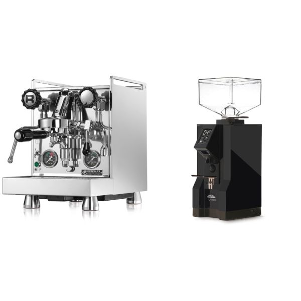 Rocket Espresso Mozzafiato Cronometro R + Eureka Mignon Turbo, BL black