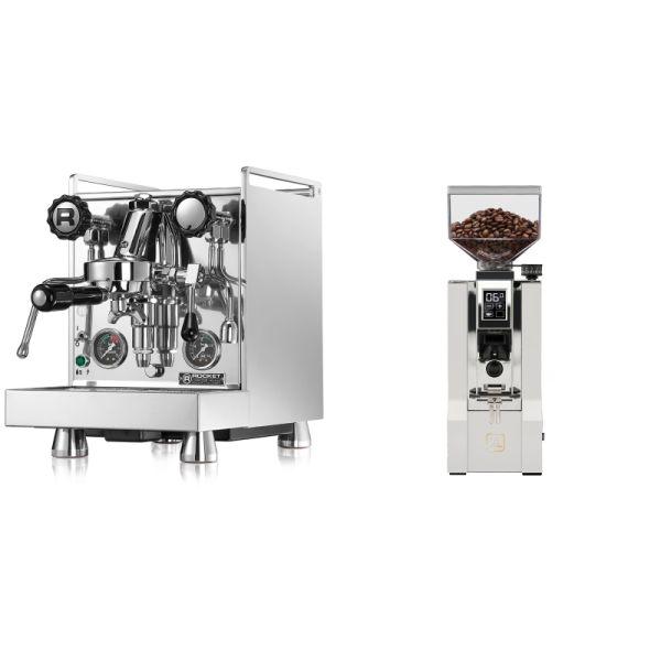 Rocket Espresso Mozzafiato Cronometro R + Eureka Mignon XL, CR white