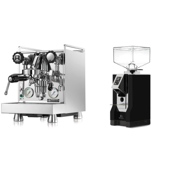 Rocket Espresso Mozzafiato Cronometro V + Eureka Mignon Bravo, CR black