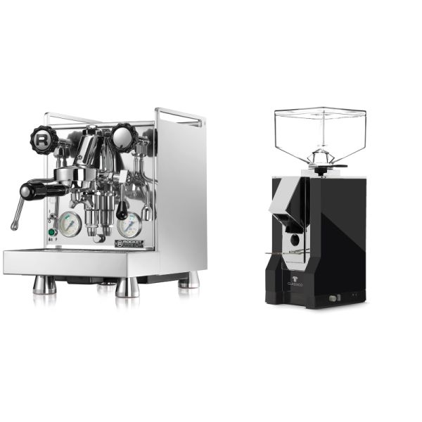 Rocket Espresso Mozzafiato Cronometro V + Eureka Mignon Classico, CR black