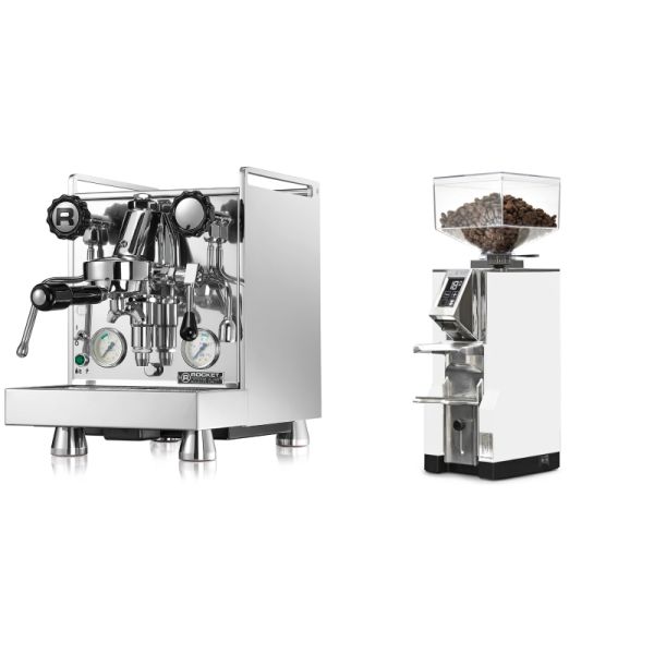 Rocket Espresso Mozzafiato Cronometro V + Eureka Mignon Libra, CR white