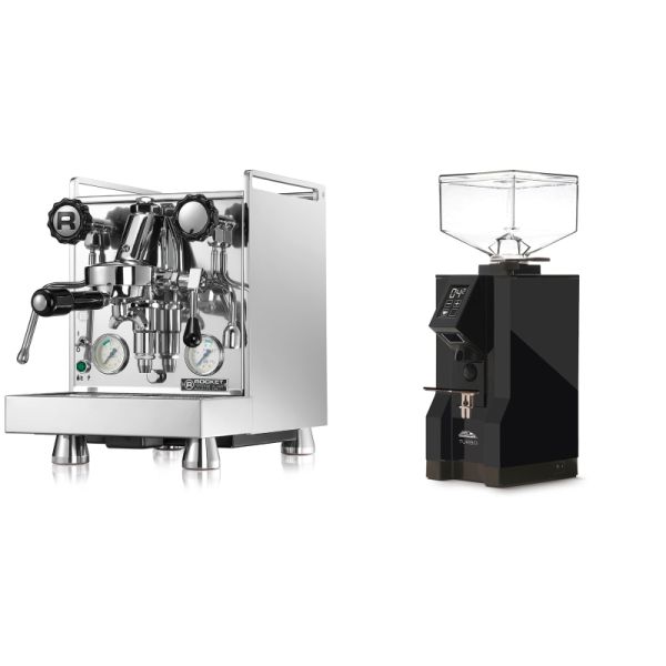 Rocket Espresso Mozzafiato Cronometro V + Eureka Mignon Turbo, BL black