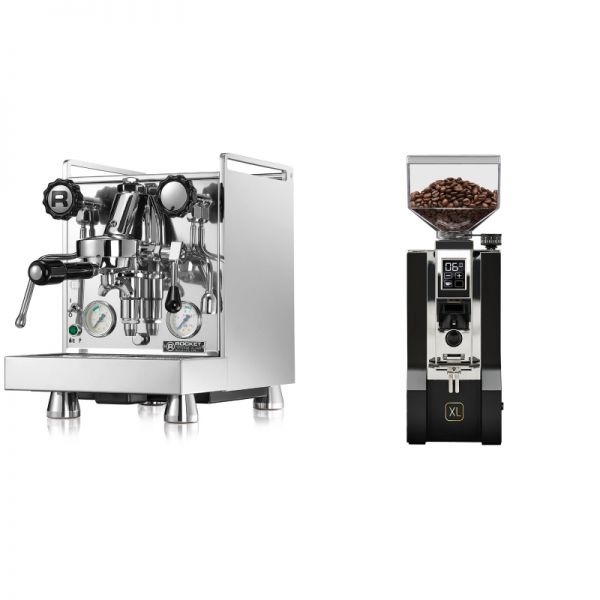 Rocket Espresso Mozzafiato Cronometro V + Eureka Mignon XL, CR black