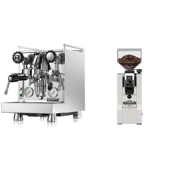 Rocket Espresso Mozzafiato Cronometro V + Eureka Mignon XL, CR white