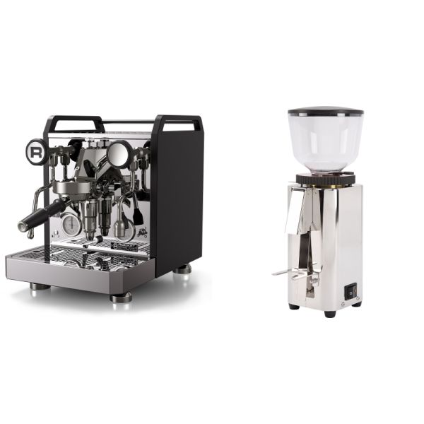 Rocket Espresso Mozzafiato FAST R, black + ECM C-Manuale 54