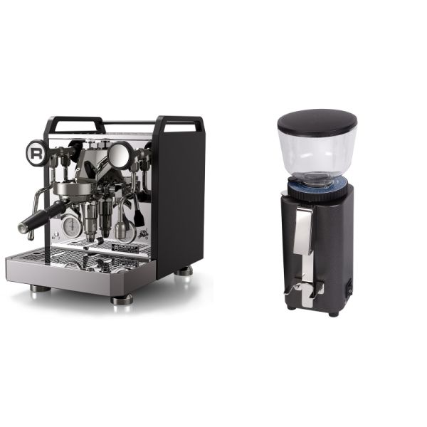 Rocket Espresso Mozzafiato FAST R, black + ECM C-Manuale 54, anthracite