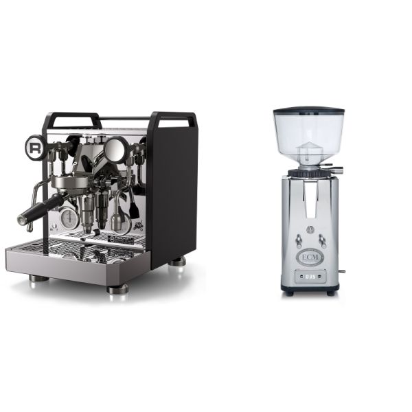 Rocket Espresso Mozzafiato FAST R, black + ECM S-Automatik 64