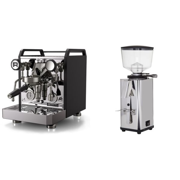 Rocket Espresso Mozzafiato FAST R, black + ECM S-Manuale 64