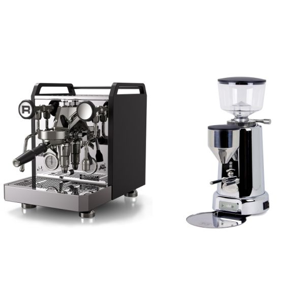 Rocket Espresso Mozzafiato FAST R, black + ECM V-Titan 64