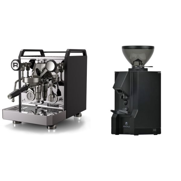 Rocket Espresso Mozzafiato FAST R, black + Eureka Mignon Manuale, BL black