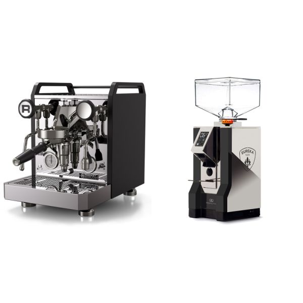 Rocket Espresso Mozzafiato FAST R, black + Eureka Mignon Perfetto, NX black