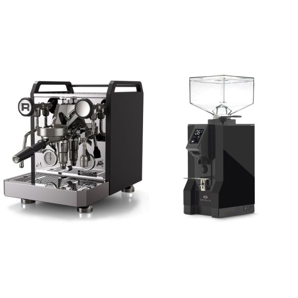 Rocket Espresso Mozzafiato FAST R, black + Eureka Mignon Specialita, BL black