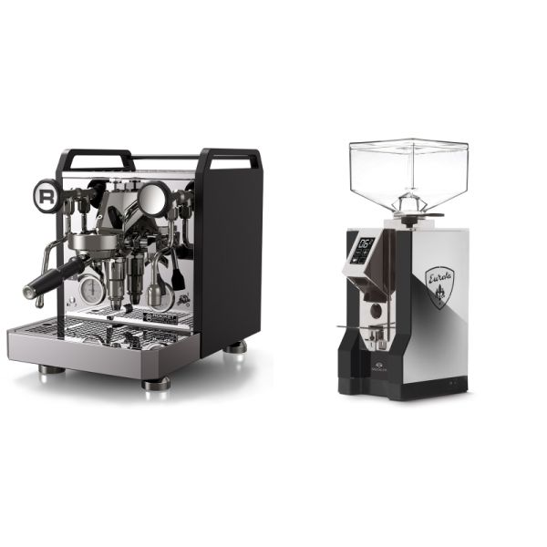 Rocket Espresso Mozzafiato FAST R, black + Eureka Mignon Specialita, NX black