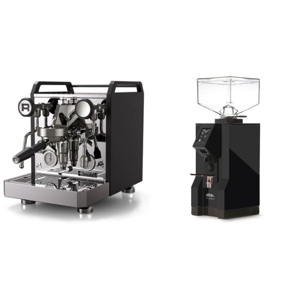 Rocket Espresso Mozzafiato FAST R, black + Eureka Mignon Turbo, BL black