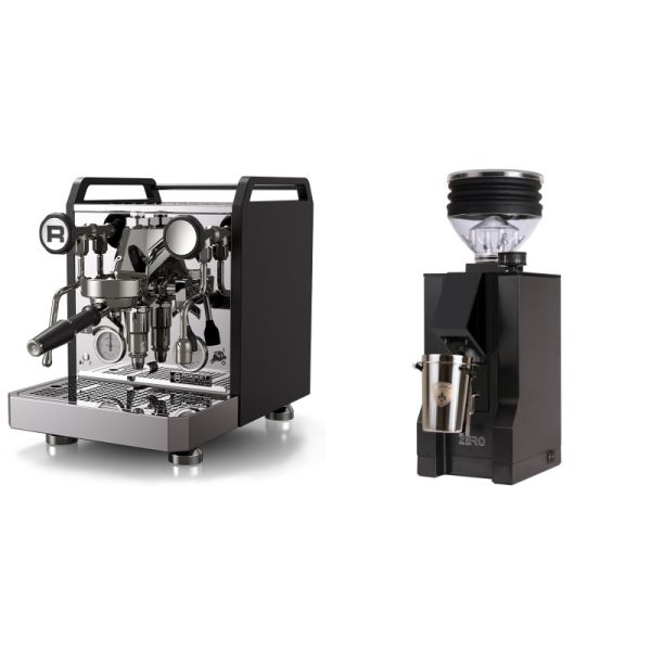 Rocket Espresso Mozzafiato FAST R, black + Eureka Mignon Zero, BL black