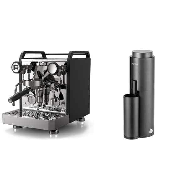 Rocket Espresso Mozzafiato FAST R, black + Felicita F47, black