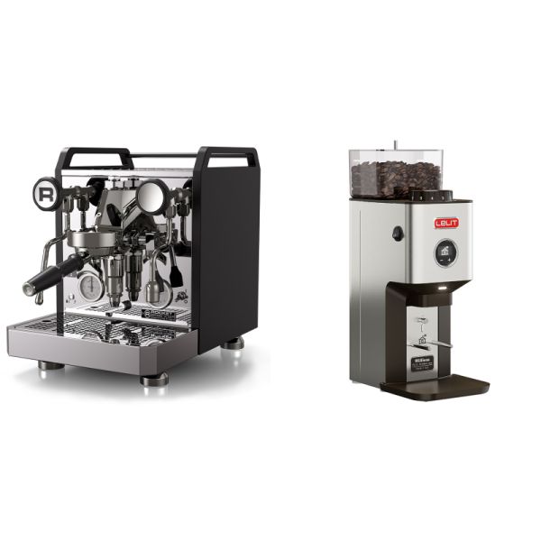 Rocket Espresso Mozzafiato FAST R, black + Lelit William PL72