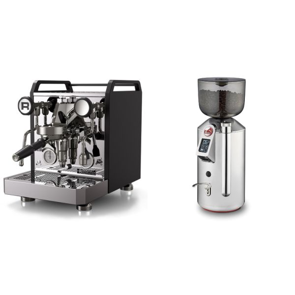 Rocket Espresso Mozzafiato FAST R, black + La Pavoni Cilindro