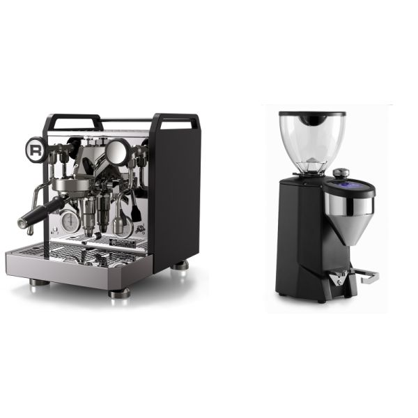 Rocket Espresso Mozzafiato FAST R, black + Rocket Espresso FAUSTO 2.1, black