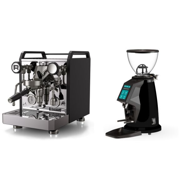 Rocket Espresso Mozzafiato FAST R, black + Rocket Espresso SPLUGA, black