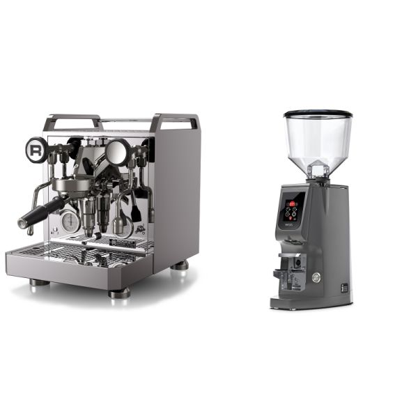 Rocket Espresso Mozzafiato FAST R + Eureka Atom W 65, grey