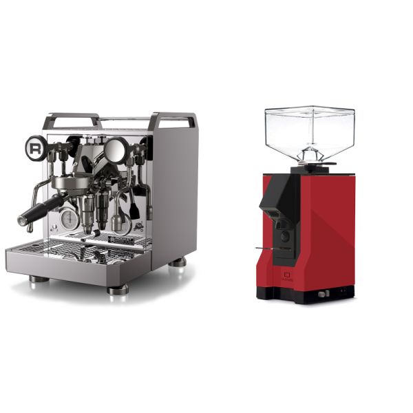 Rocket Espresso Mozzafiato FAST R + Eureka Mignon Silenzio, BL ferrari red