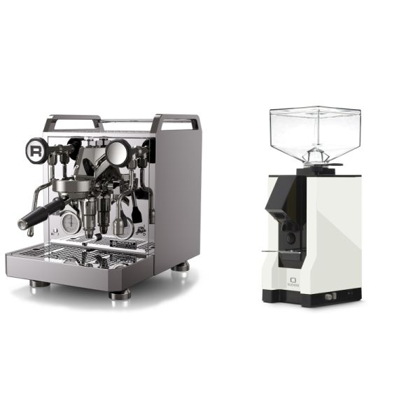 Rocket Espresso Mozzafiato FAST R + Eureka Mignon Silenzio, BL white