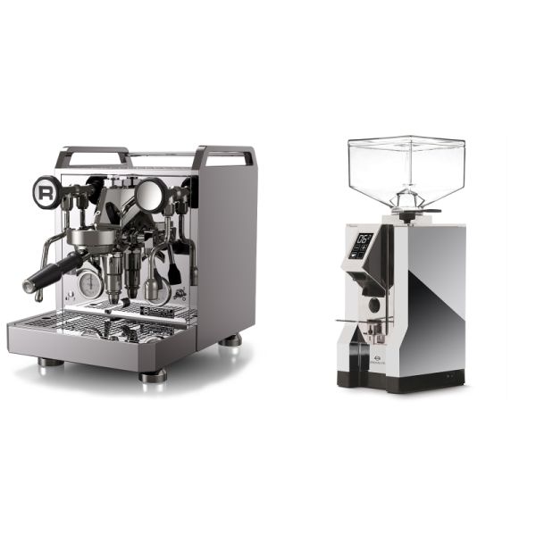 Rocket Espresso Mozzafiato FAST R + Eureka Mignon Specialita, CR chrome