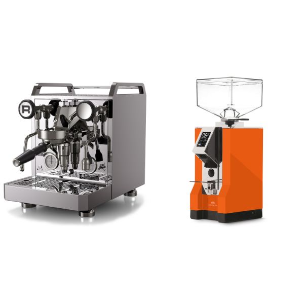 Rocket Espresso Mozzafiato FAST R + Eureka Mignon Specialita, CR orange