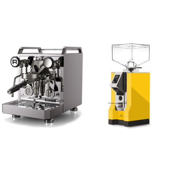 Rocket Espresso Mozzafiato FAST R + Eureka Mignon Specialita, CR yellow