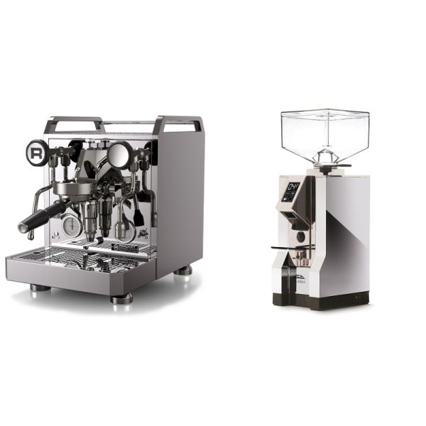 Rocket Espresso Mozzafiato FAST R + Eureka Mignon Turbo, CR chrome