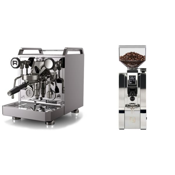 Rocket Espresso Mozzafiato FAST R + Eureka Mignon XL, CR chrome