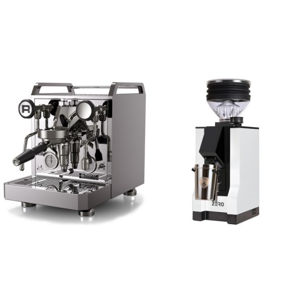 Rocket Espresso Mozzafiato FAST R + Eureka Mignon Zero, BL white