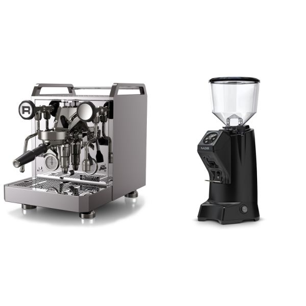 Rocket Espresso Mozzafiato FAST R + Eureka Nadir 65 Touch, black