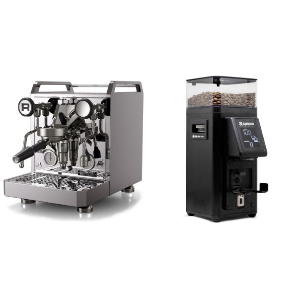 Rocket Espresso Mozzafiato FAST R + Rancilio STILE, black