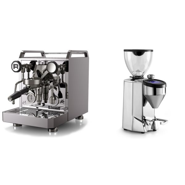 Rocket Espresso Mozzafiato FAST R + Rocket Espresso FAUSTO 2.1, chrome