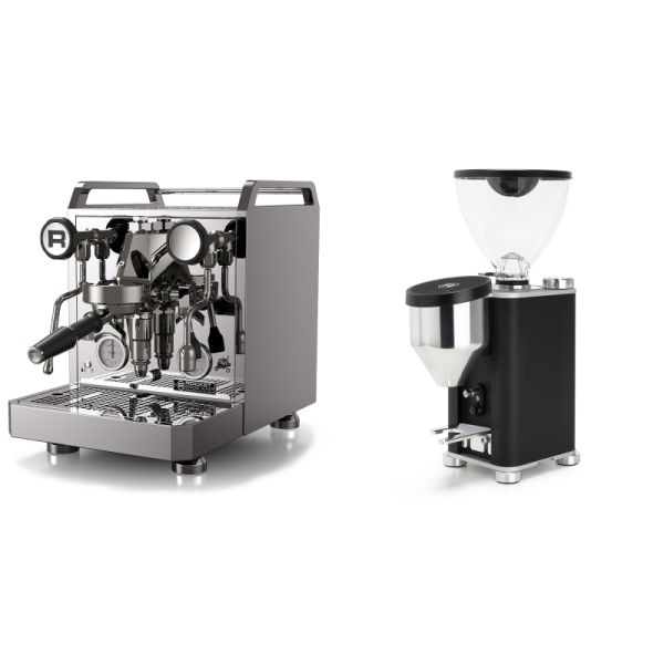 Rocket Espresso Mozzafiato FAST R + Rocket Espresso GIANNINO, black/chrome