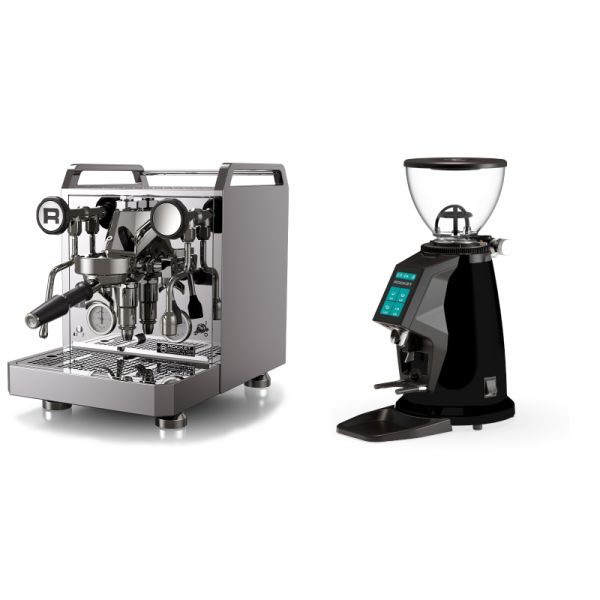 Rocket Espresso Mozzafiato FAST R + Rocket Espresso SPLUGA, black