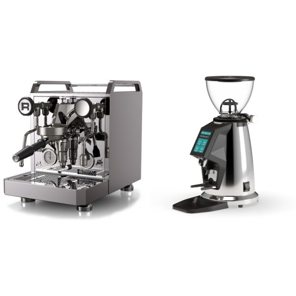 Rocket Espresso Mozzafiato FAST R + Rocket Espresso SPLUGA, chrome